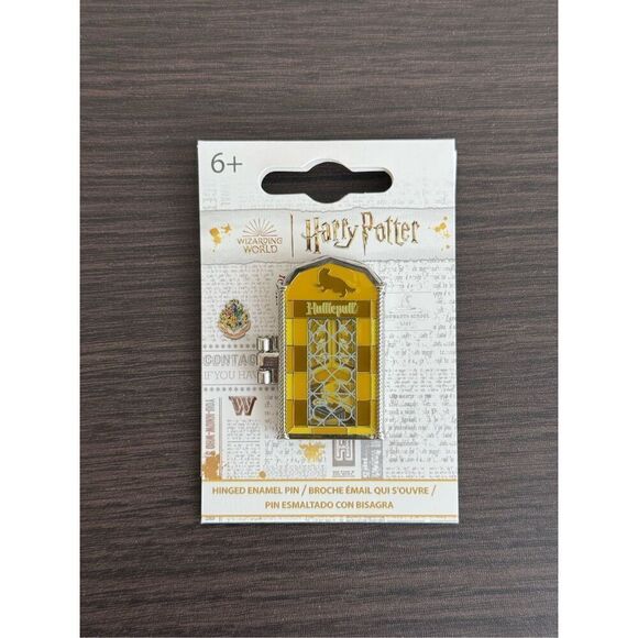 Loungefly Accessories - Loungefly Harry Potter Hufflepuff Window Hinge Enamel Pin